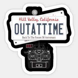 Back To The Future Control Sticker